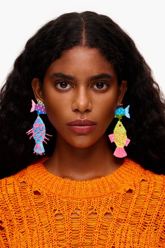 Bimba Y Lola raffia fiske øreringe 46TD4J698flerfarvet