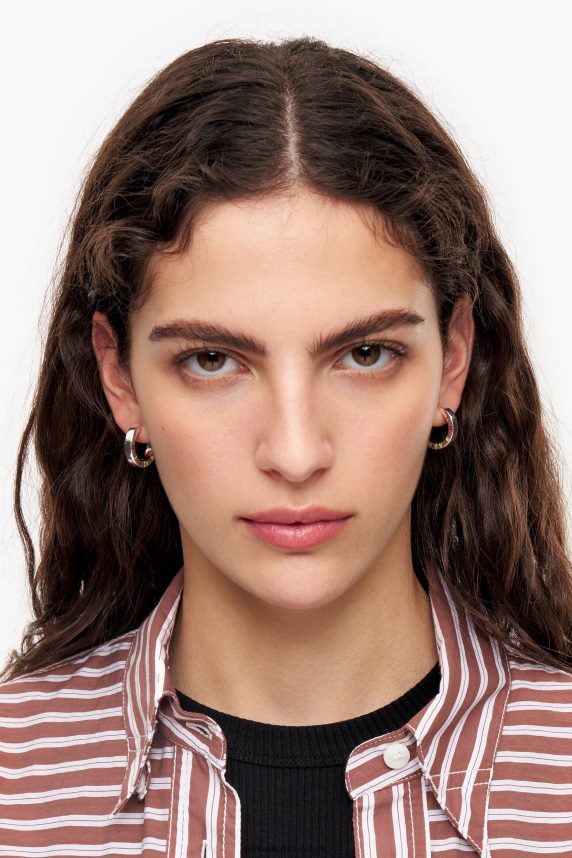 Bimba Y Lola øreringe med logo 46TD4J715sølv og flerfarvet