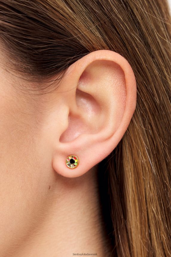 Bimba Y Lola små logo hjerte øreringe 46TD4J695gylden