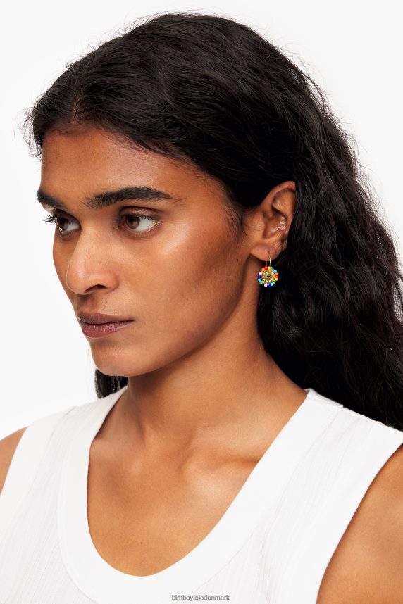 Bimba Y Lola små sten bøjle øreringe 46TD4J780flerfarvet