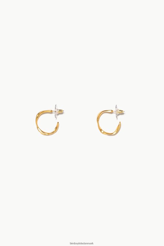 Bimba Y Lola ujævne bøjle øreringe 46TD4J836gylden