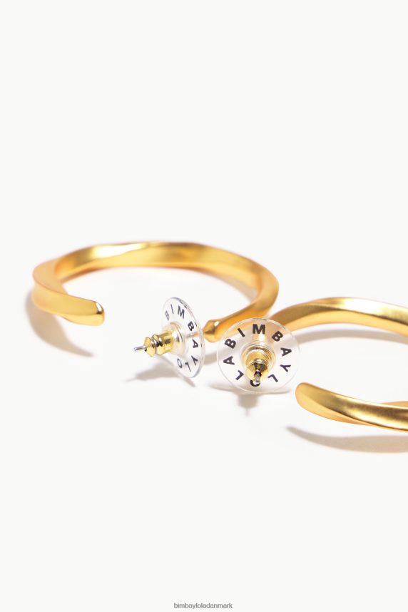 Bimba Y Lola ujævne bøjle øreringe 46TD4J852gylden