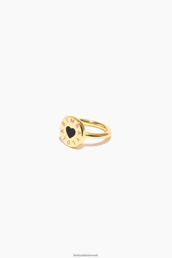 Bimba Y Lola hjerte logo ring 46TD4J804gylden