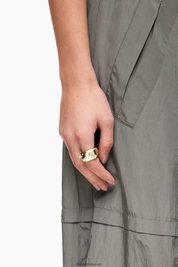 Bimba Y Lola og perlering 46TD4J686gylden krystal