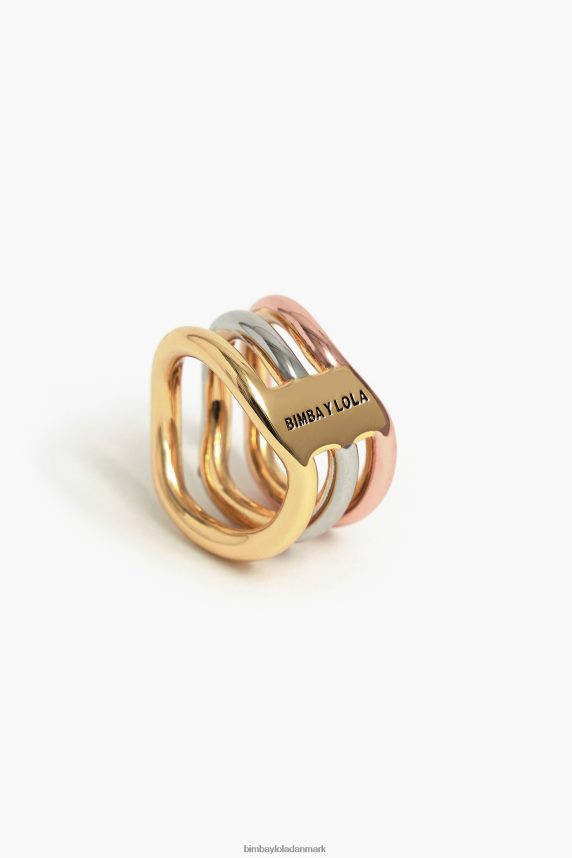 Bimba Y Lola tre-tonet ring 46TD4J738krystaller