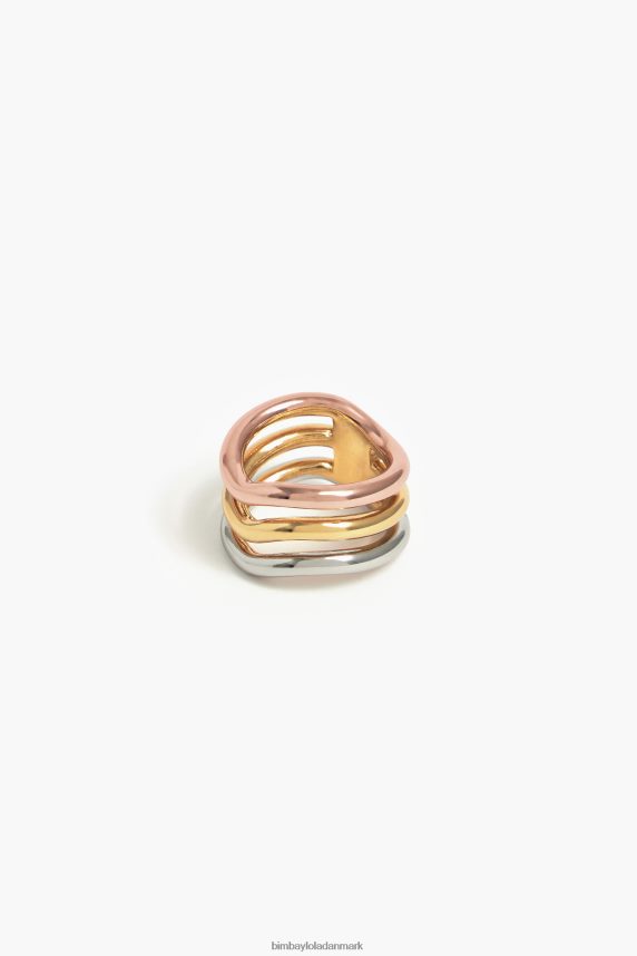 Bimba Y Lola tre-tonet ring 46TD4J844multiguld