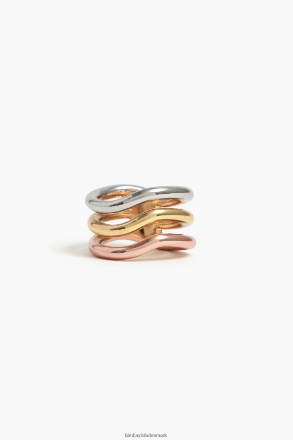 Bimba Y Lola tre-tonet ring 46TD4J844multiguld