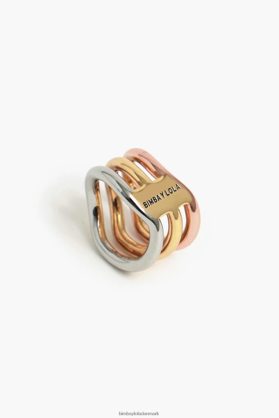 Bimba Y Lola tre-tonet ring 46TD4J844multiguld