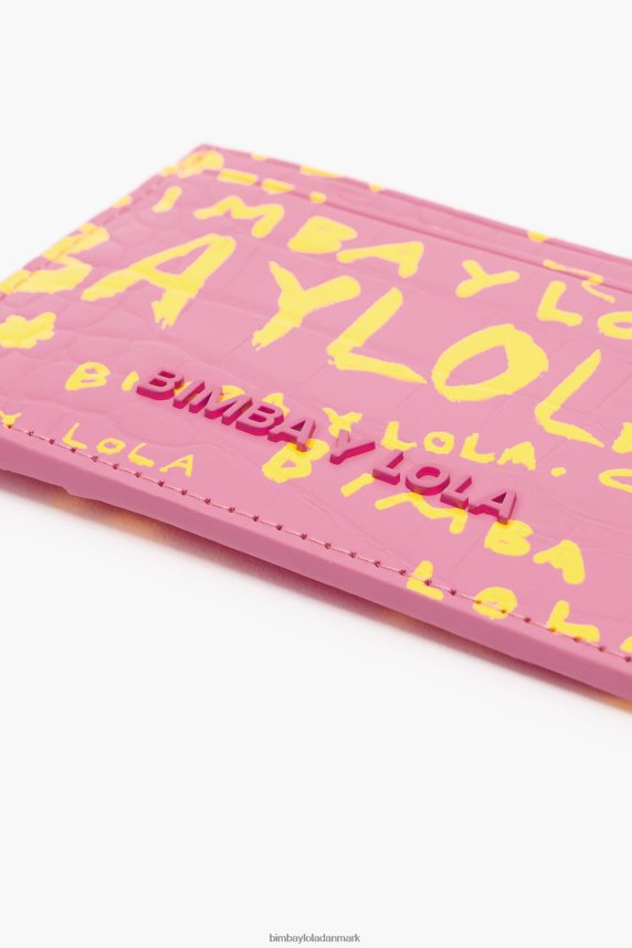 Bimba Y Lola krokodilletryk kortholder 46TD4J1130lyserød
