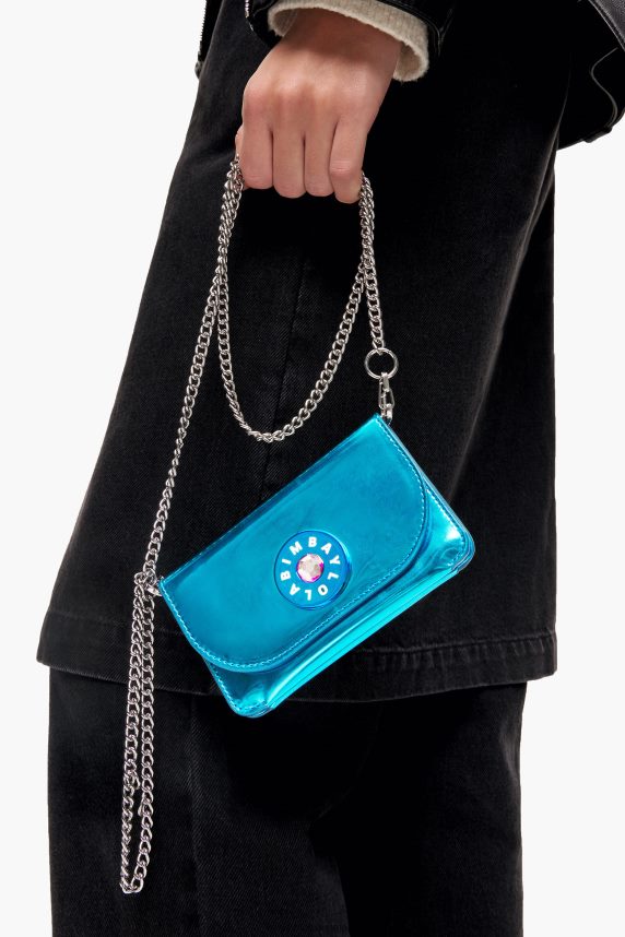 Bimba Y Lola patent pung 46TD4J1049blå