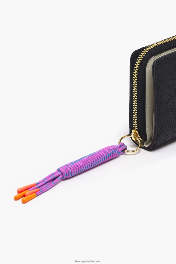 Bimba Y Lola pung med klap i læder 46TD4J985sort