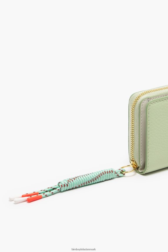 Bimba Y Lola pung med klap i pastellæder 46TD4J984grøn