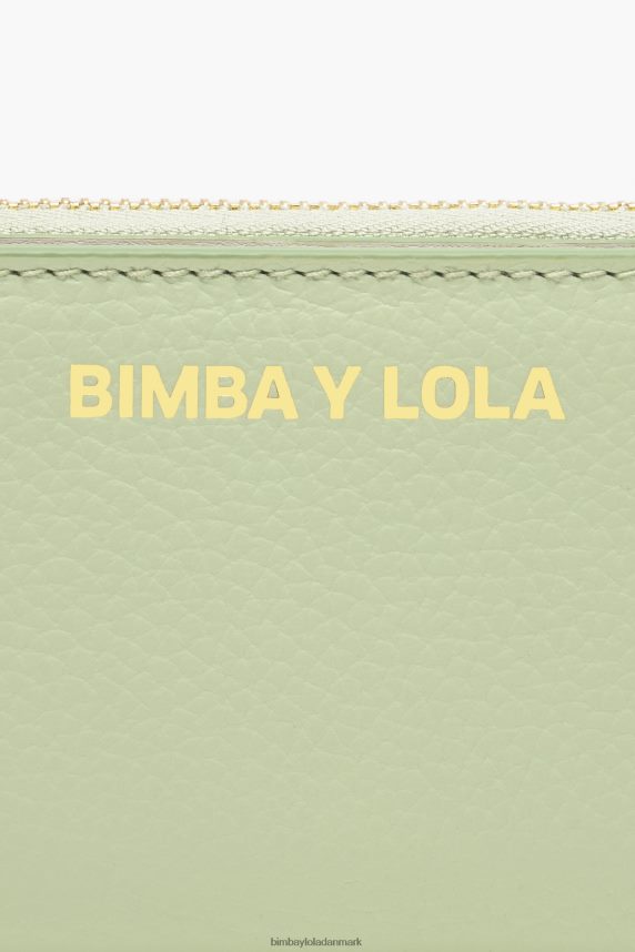Bimba Y Lola pung med klap i pastellæder 46TD4J984grøn