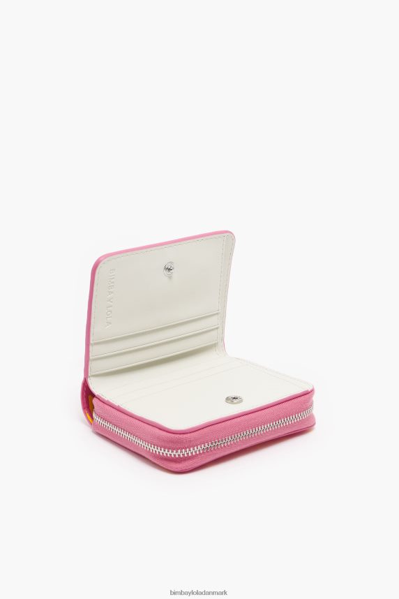 Bimba Y Lola pung med klap med krokodilletryk 46TD4J1044lyserød