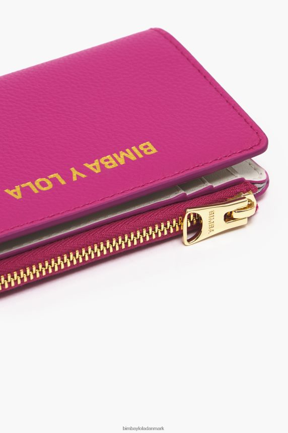 Bimba Y Lola rektangulær pung i læder 46TD4J999fuchsia