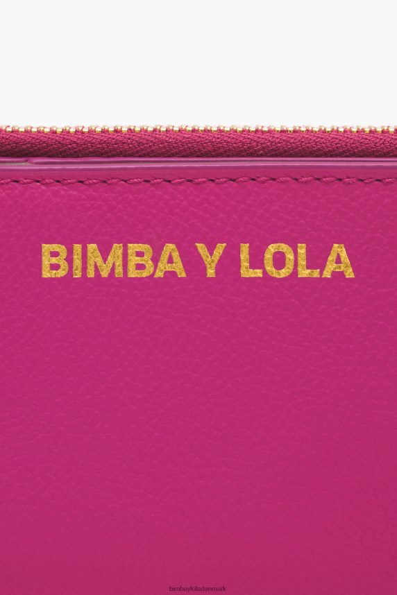 Bimba Y Lola rektangulær pung i læder 46TD4J999fuchsia