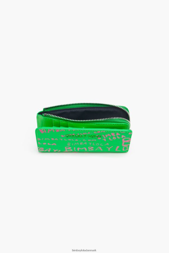 Bimba Y Lola rektangulær pung med krokodilletryk 46TD4J1037grøn
