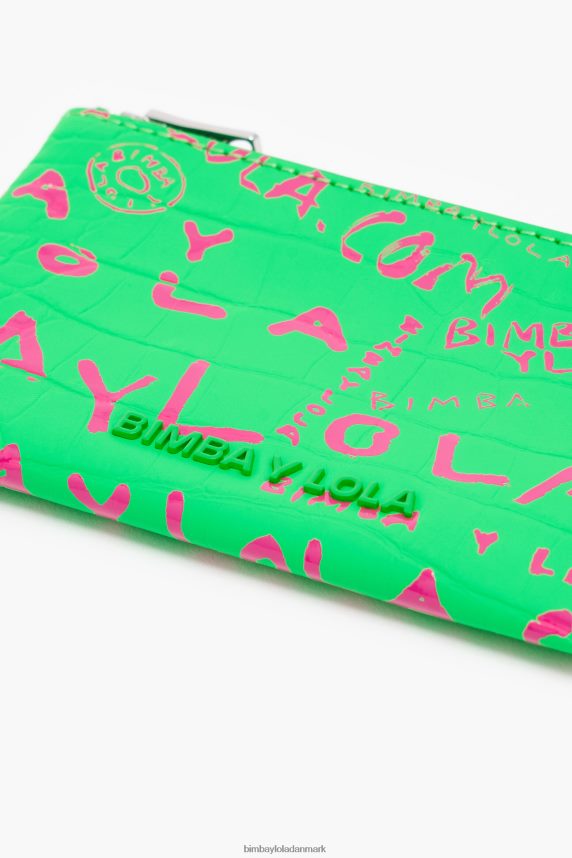 Bimba Y Lola rektangulær pung med krokodilletryk 46TD4J1040grøn