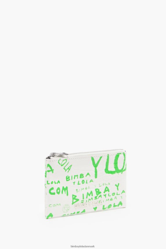 Bimba Y Lola rektangulær pung med krokodilletryk 46TD4J1042hvid