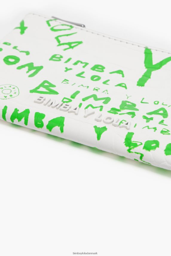 Bimba Y Lola rektangulær pung med krokodilletryk 46TD4J1042hvid