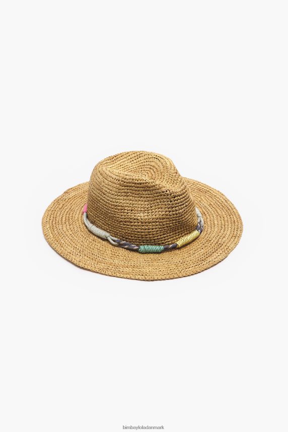 Bimba Y Lola let raffia hat 46TD4J863naturlig
