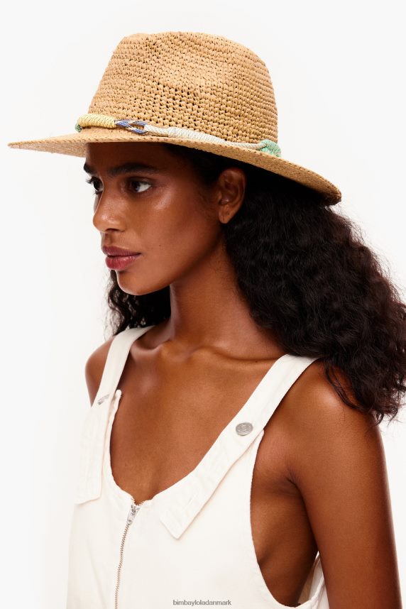 Bimba Y Lola let raffia hat 46TD4J863naturlig