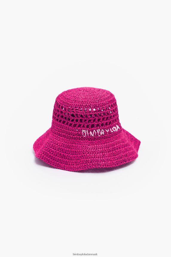 Bimba Y Lola raffia bøttehat 46TD4J854lyserød