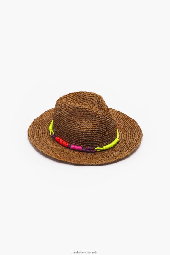 Bimba Y Lola raffia hat 46TD4J862tan