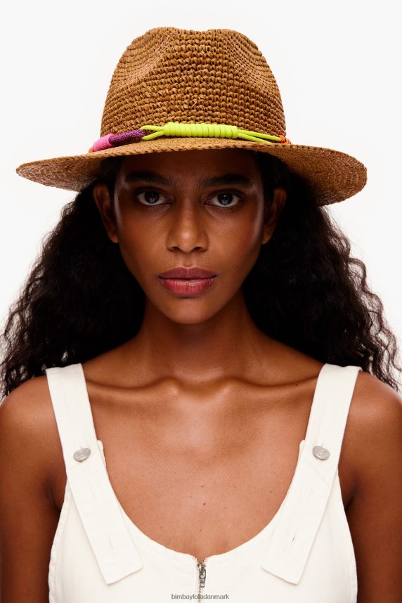 Bimba Y Lola raffia hat 46TD4J862tan