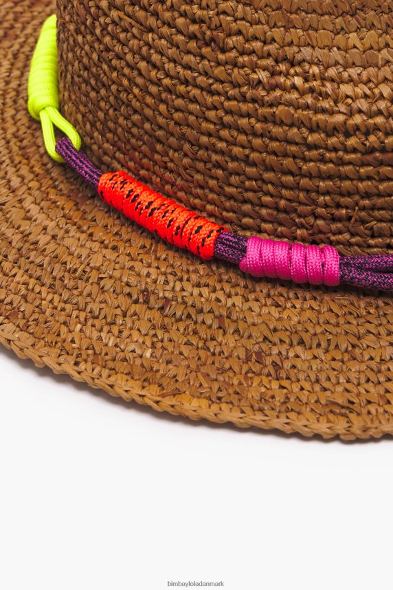 Bimba Y Lola raffia hat 46TD4J862tan