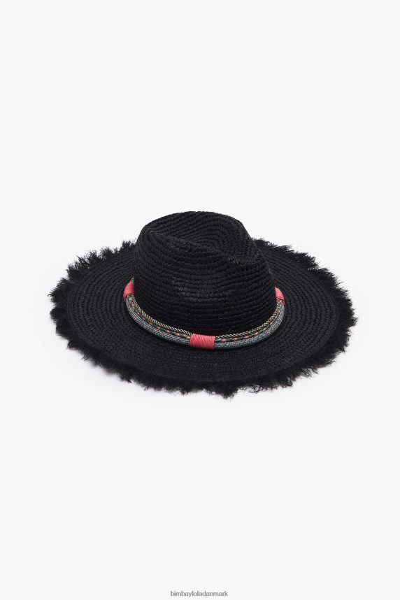 Bimba Y Lola raffia hat 46TD4J864sort