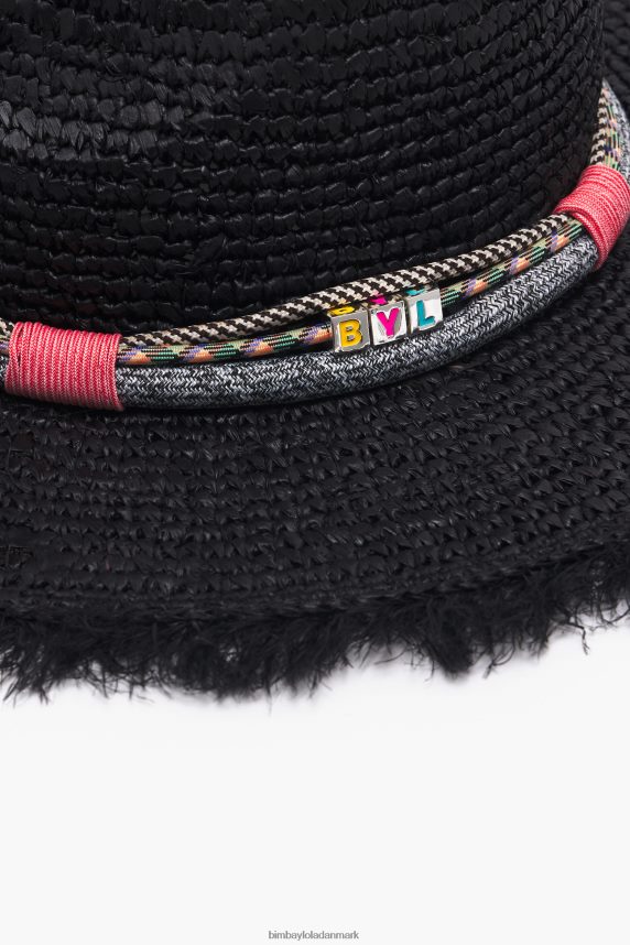 Bimba Y Lola raffia hat 46TD4J864sort