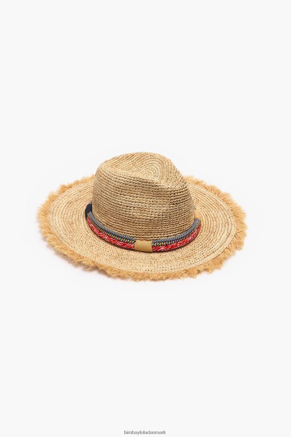 Bimba Y Lola raffia hat 46TD4J865naturlig