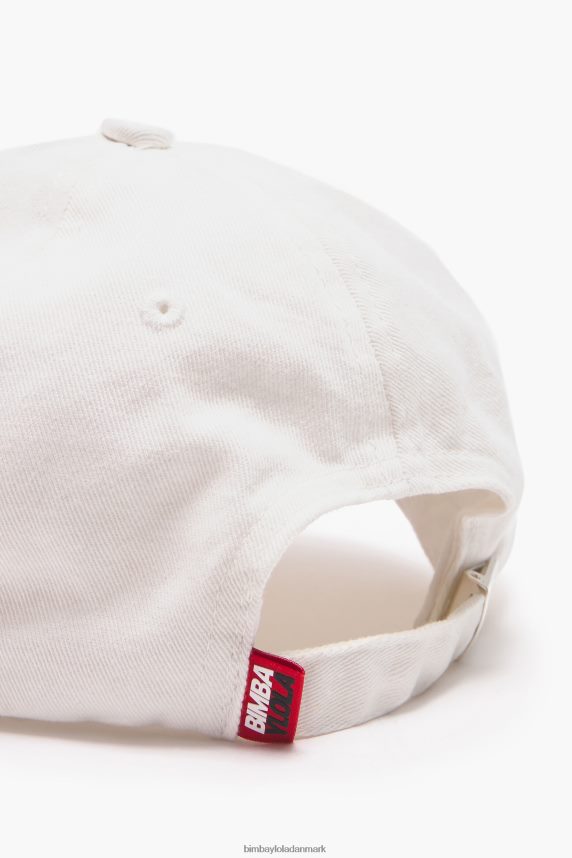 Bimba Y Lola tofarvet bomuldshætte 46TD4J872hvid