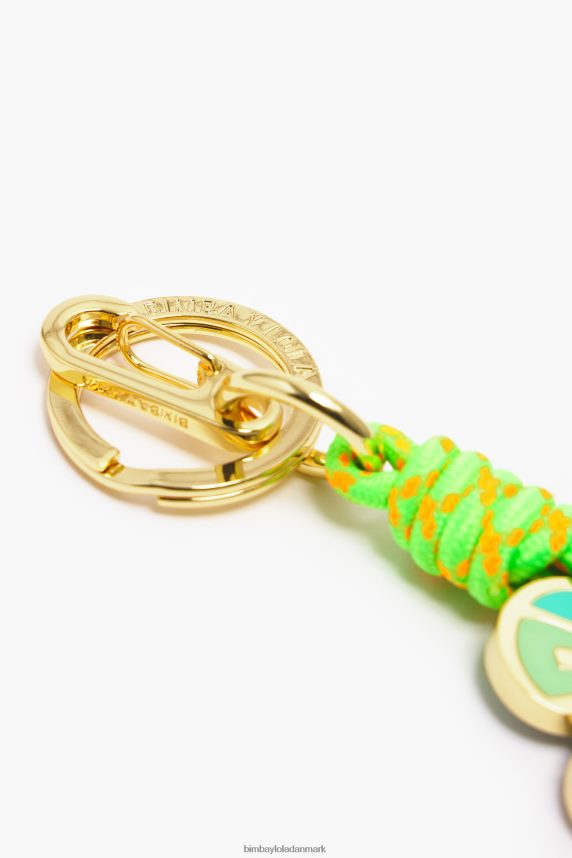 Bimba Y Lola blomster nøglering 46TD4J948gylden