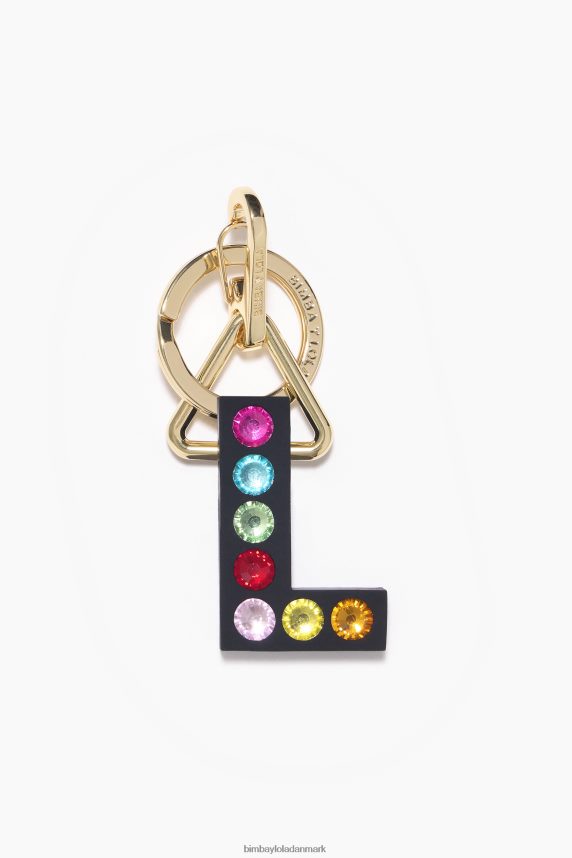 Bimba Y Lola bogstavs silikone nøglering 46TD4J1182l