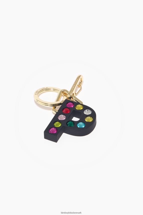 Bimba Y Lola bogstavs silikone nøglering 46TD4J1186s