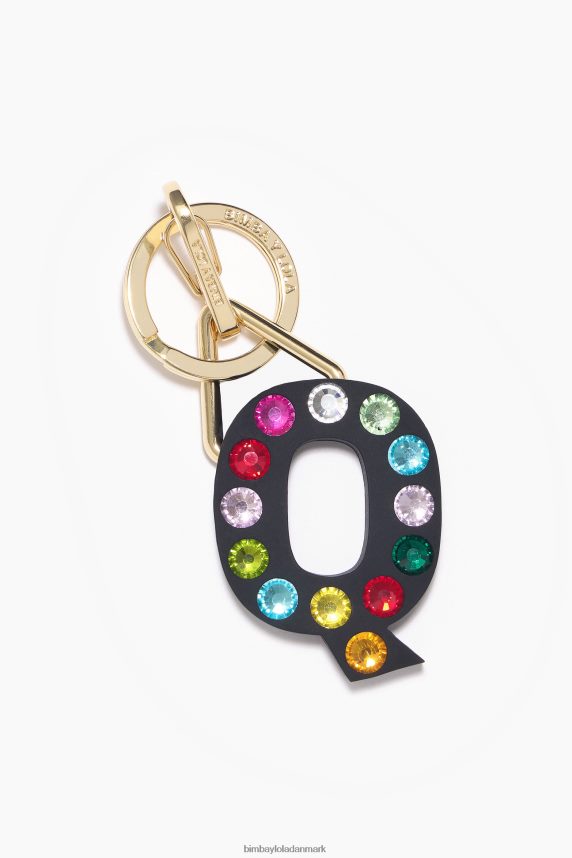 Bimba Y Lola bogstavs silikone nøglering 46TD4J1187q