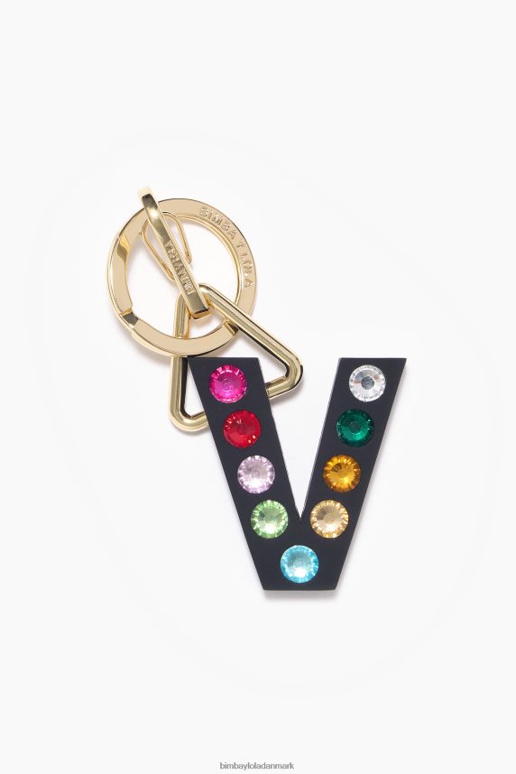 Bimba Y Lola bogstavs silikone nøglering 46TD4J1192v