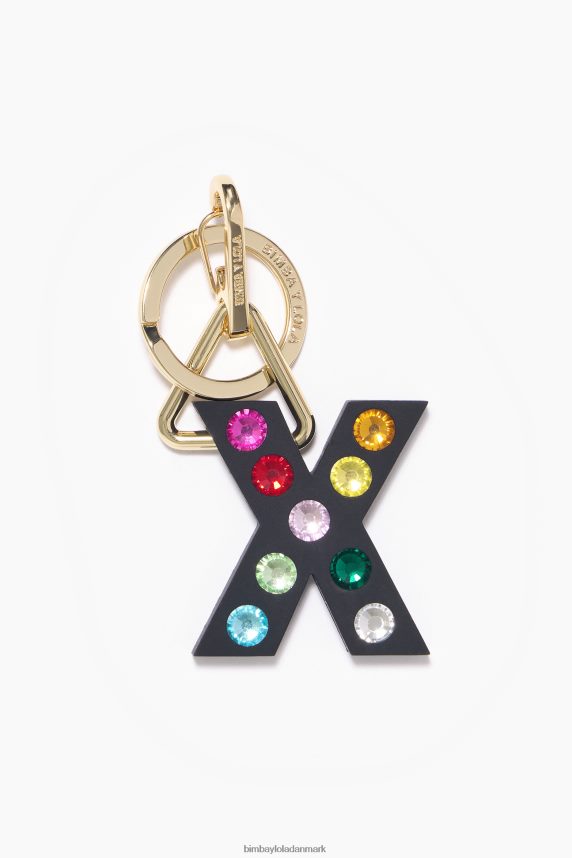 Bimba Y Lola bogstavs silikone nøglering 46TD4J1194x