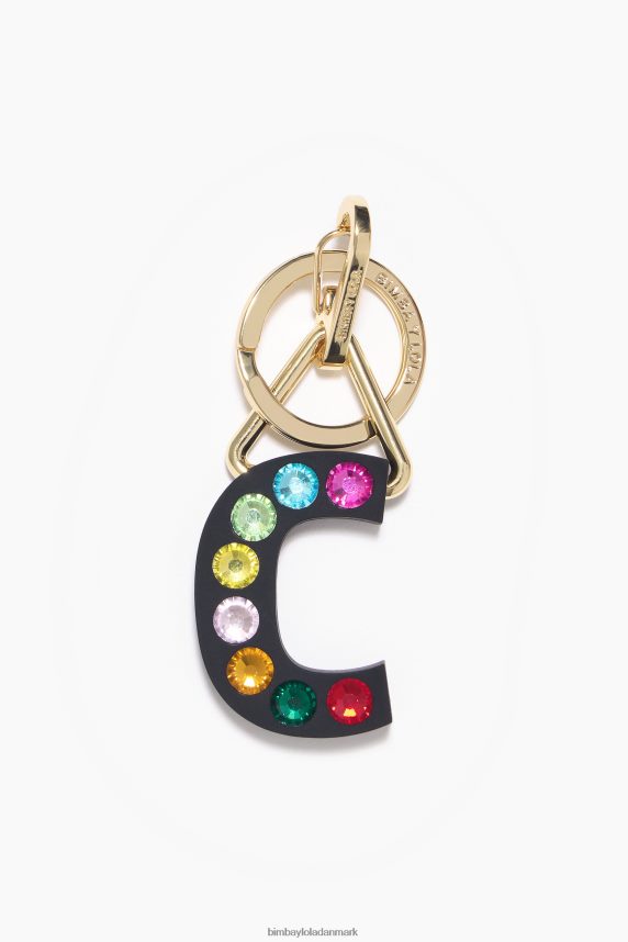 Bimba Y Lola bogstavs silikone nøglering 46TD4J958c