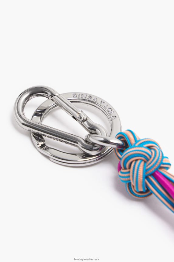Bimba Y Lola terning nøglering 46TD4J944blå og pink