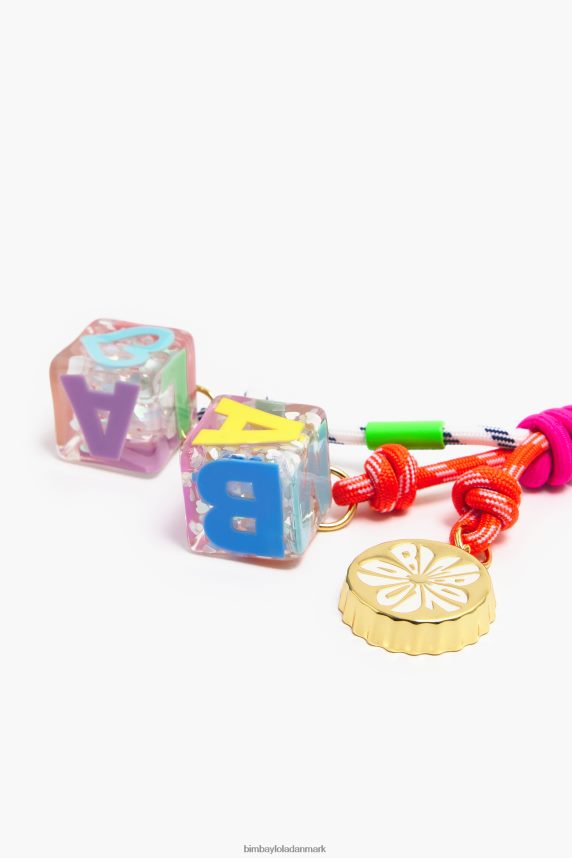 Bimba Y Lola terning nøglering 46TD4J945gennemsigtig