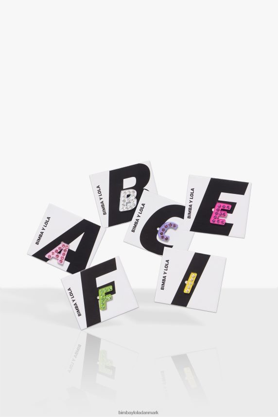 Bimba Y Lola bogstav en metal charme 46TD4J724lyserød