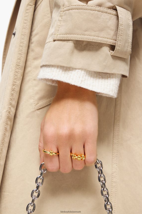 Bimba Y Lola spiralring sæt 46TD4J821gylden