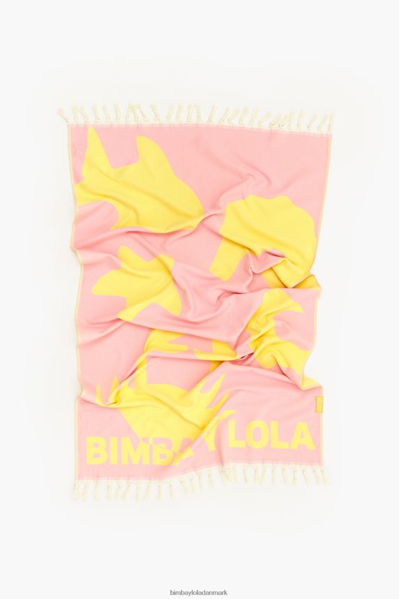 Bimba Y Lola jacquard håndklæde 46TD4J890lyserød