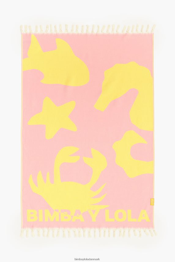 Bimba Y Lola jacquard håndklæde 46TD4J890lyserød