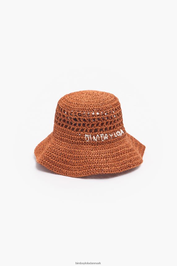 Bimba Y Lola raffia bøttehat 46TD4J1205orange