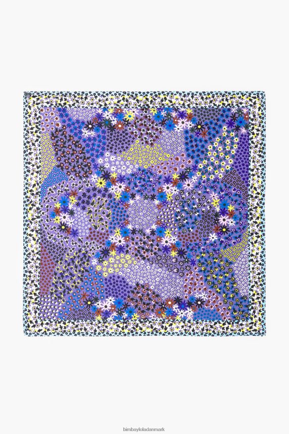 Bimba Y Lola blomstret tørklæde 46TD4J630lilla