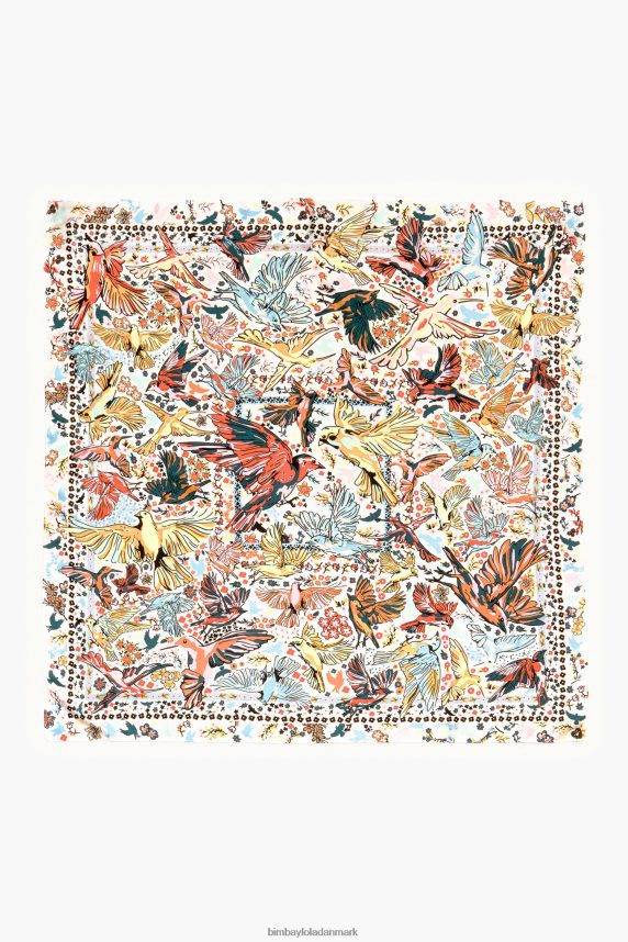 Bimba Y Lola fugle tørklæde 46TD4J634off-white